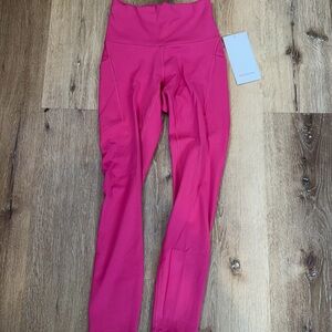 Lululemon wunder train leggings with pockets